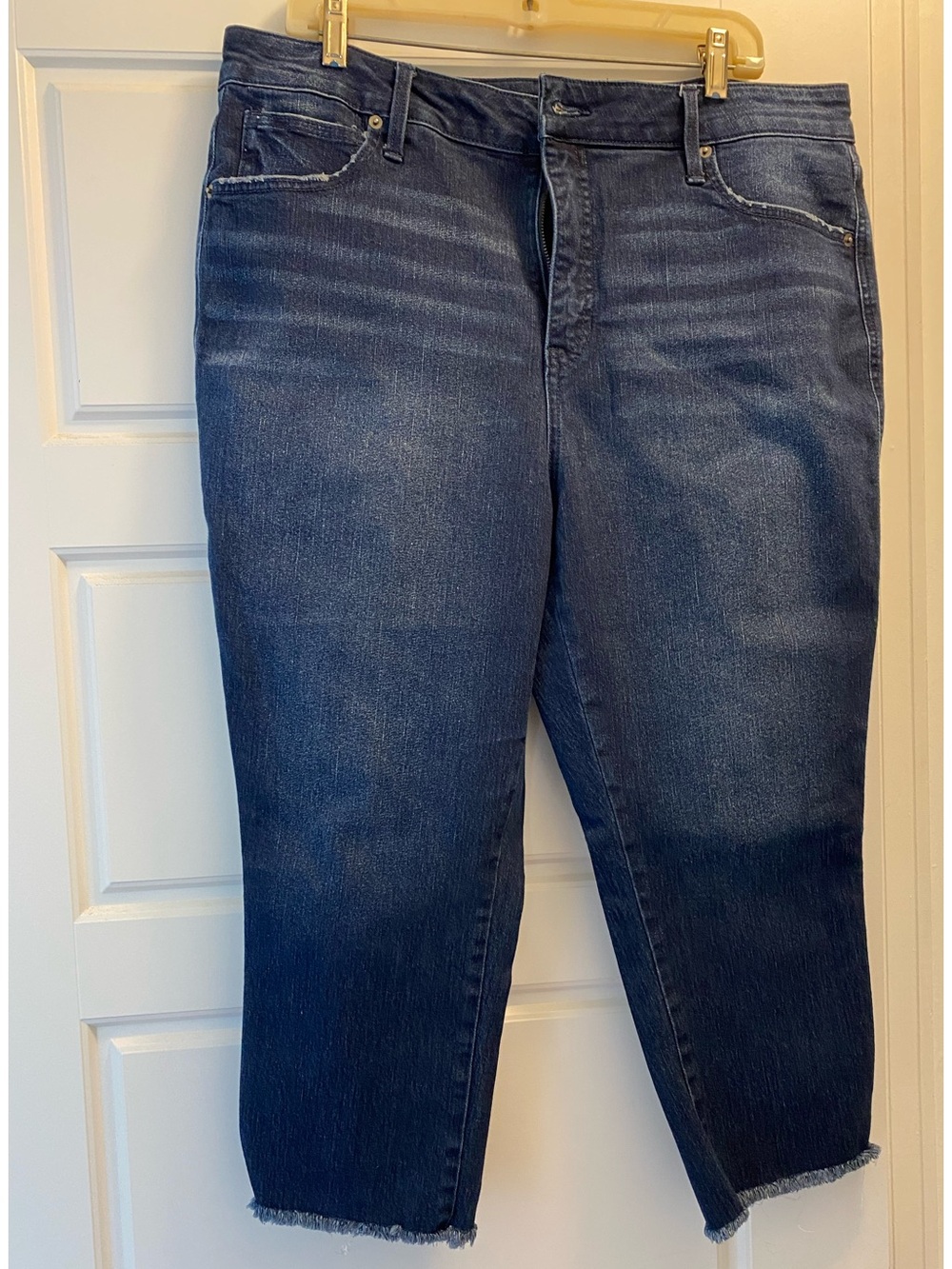 Terra & Sky denim capri jeans, size 16W